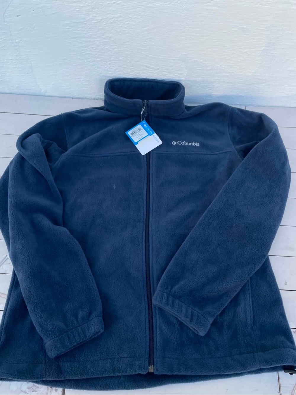 Columbia Navy Full-Zip Fleece Jacket